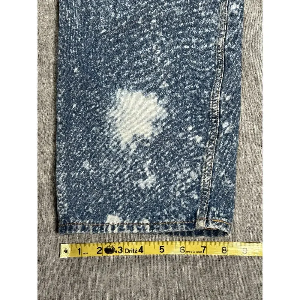 Levis Super Baggy Jeans Men 32x34 Acid Wash Drawstring Skateboarding Y2K
